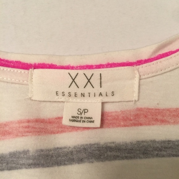 XXI essentials - Jersey knit striped casual dress - Picture 4 of 5